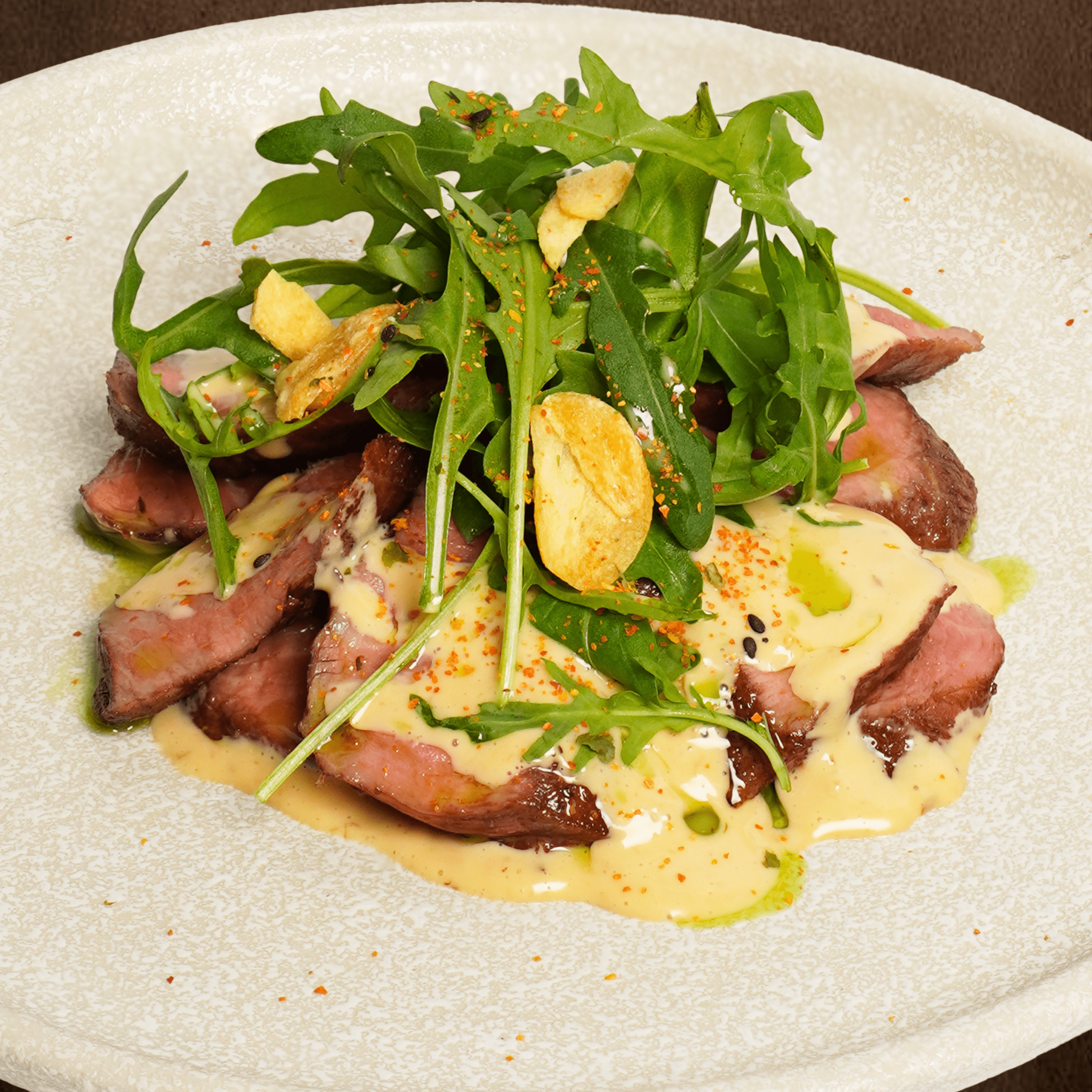 Grilled Beef with Truffle Sauce